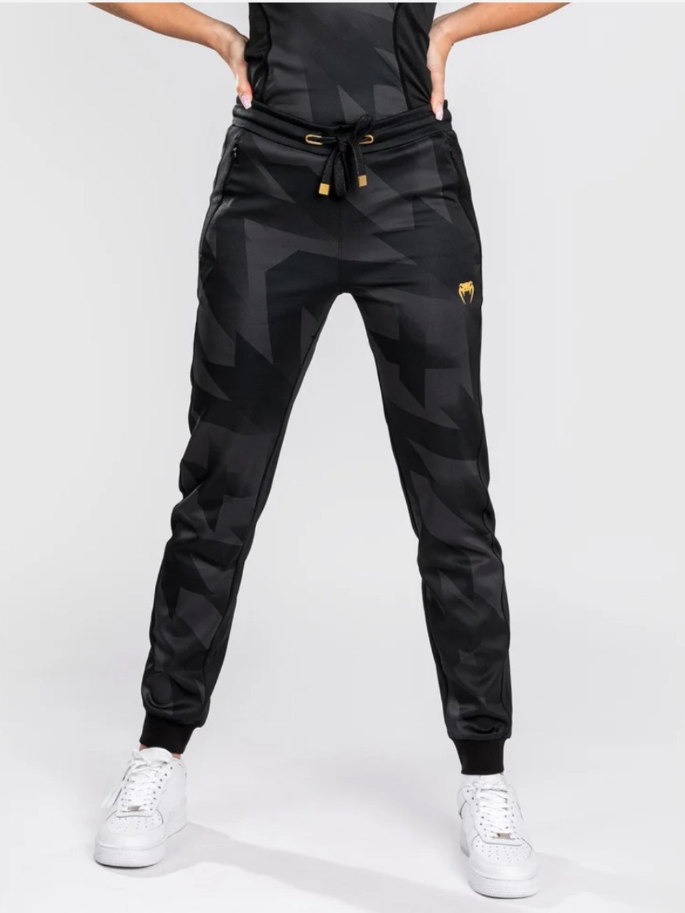 ✨NWT Venum Razor Women’s Joggers Sweatpants Black Gold Size 🥊🐍 - Medium